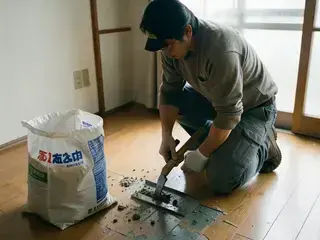 ステップ02 既存床の撤去